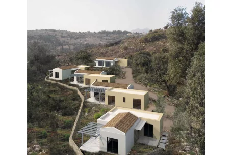 Housing development in Mouria, Crete